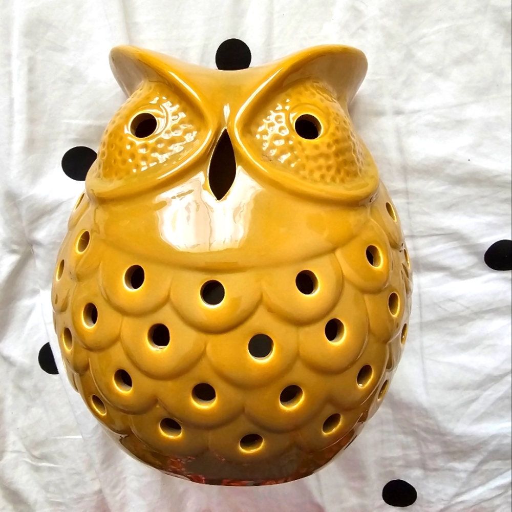 Large Owl Candle Holder
